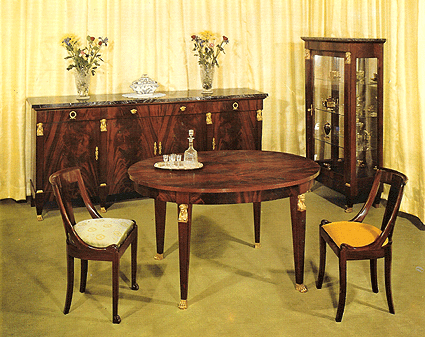 Salle &agrave; manger Empire "Retour d'Egypte"
