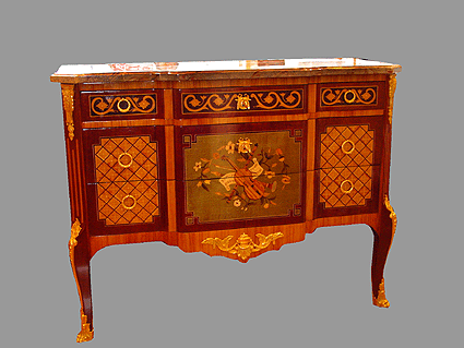 Commode Transition en marquetterie