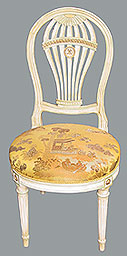 Chaise Louis XVI Montgofi&egrave;re