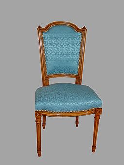 Chaise Louis XVI Marie-Antoinette &agrave; clochetons