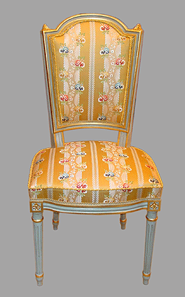 Chaise Louis XVI Marie-Antoinette &agrave; la reine